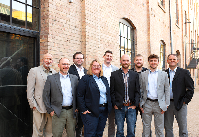 Photo of BC&A employees gathered together